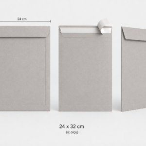 24x32 cm torba zarf 90 gr kraft 50 li paket