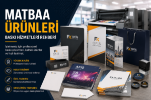 Matbaa ürünleri ve profesyonel baskı hizmetleri