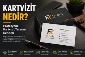 Profesyonel kartvizit tasarımı ve kaliteli kartvizit baskı örneği